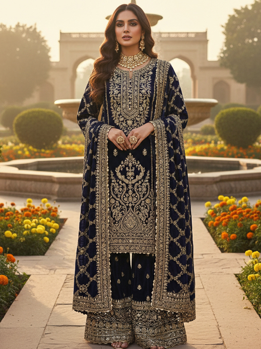 Heavy Embroidery Ladies Suit