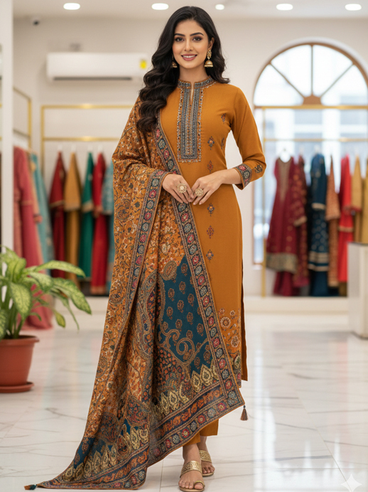 Pashmina ladies suit design