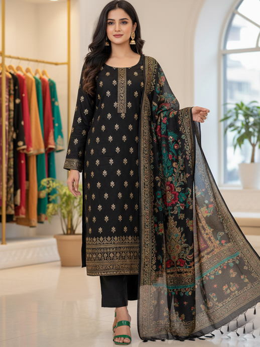 Premium pashmina suit