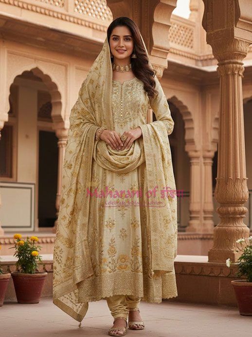Chanderi Ladies Suit