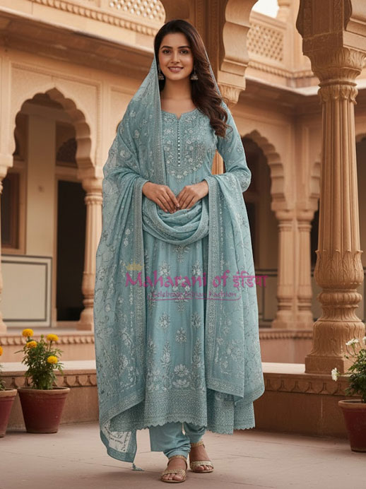 Chiffon Ladies Suit